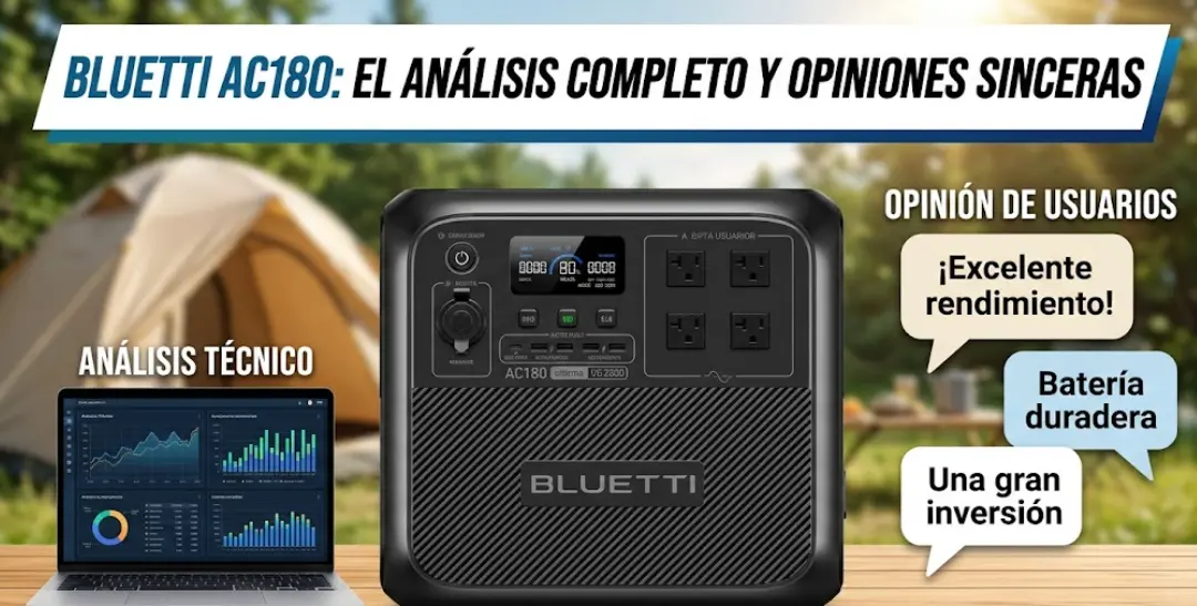 Bluetti AC180: Análisis y Opinión Real Tras Meses de Uso
