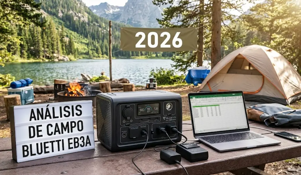 Bluetti EB3A: Análisis Completo y Opinión 2026 ¿El Mejor SAI para Casa y Camping?