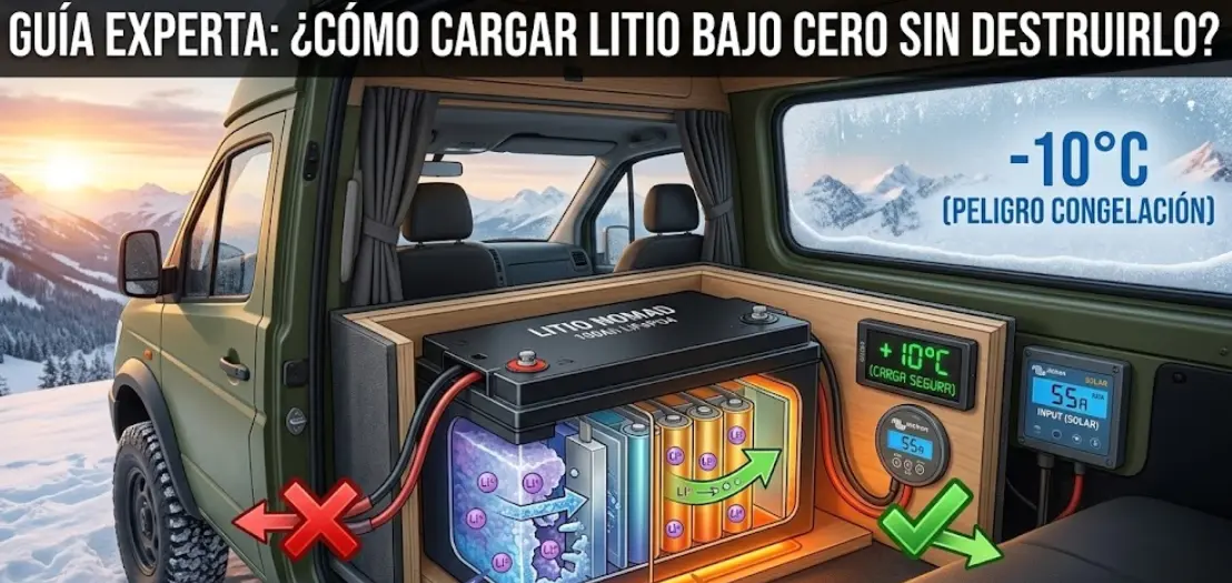 Riesgos reales y soluciones 2026 para cargar en invierno.