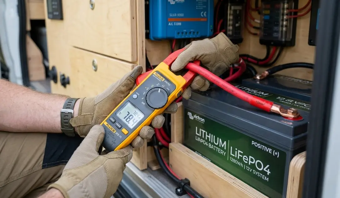 Mide consumo real de nevera, inversor o luces sin tocar cables. Guía 2026 para detectar consumos fantasma.