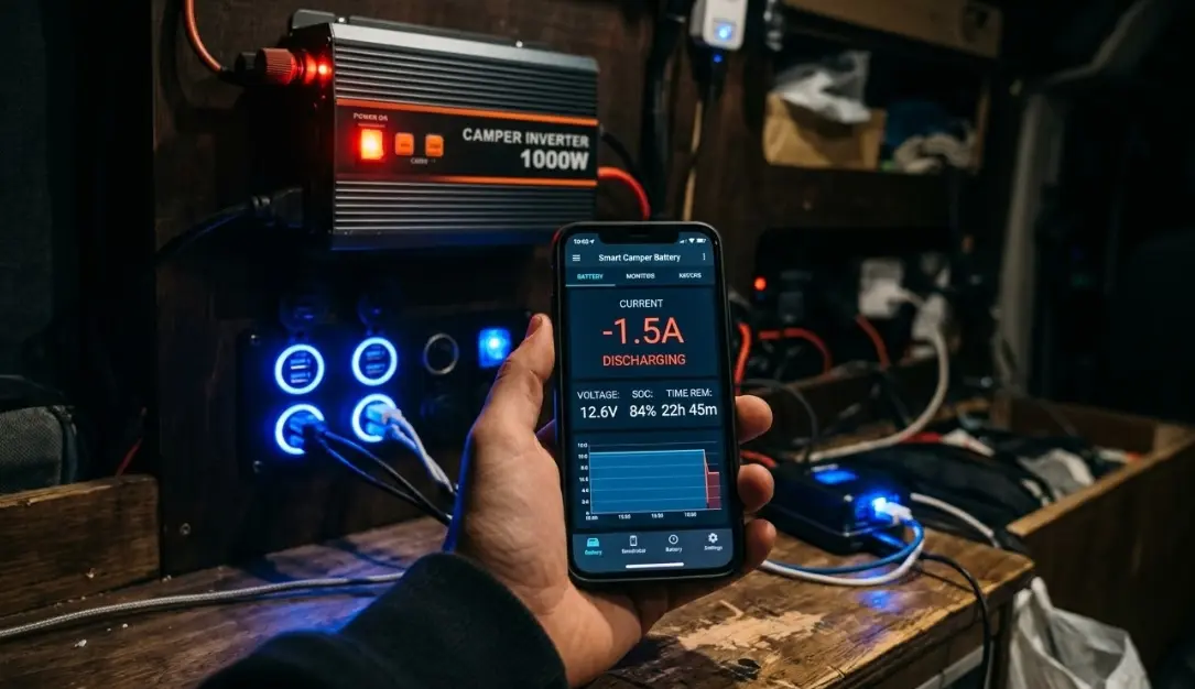 Detecta y elimina los ladrones de batería nocturnos.