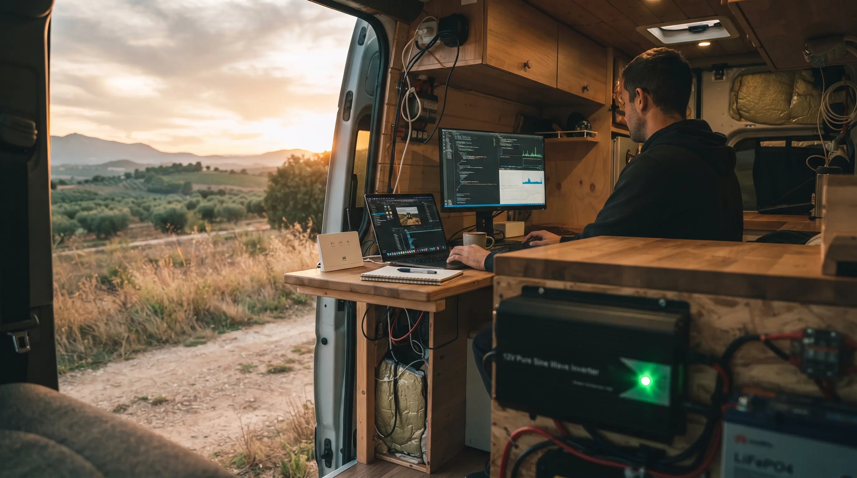 Inversor en camper: ¿24/7 o solo cuando lo necesitas? Consumo y ahorro (2026)