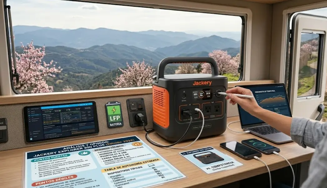 Jackery Explorer 300 Plus: Análisis y Opinión (¿La Mejor para Mochila?) 2026