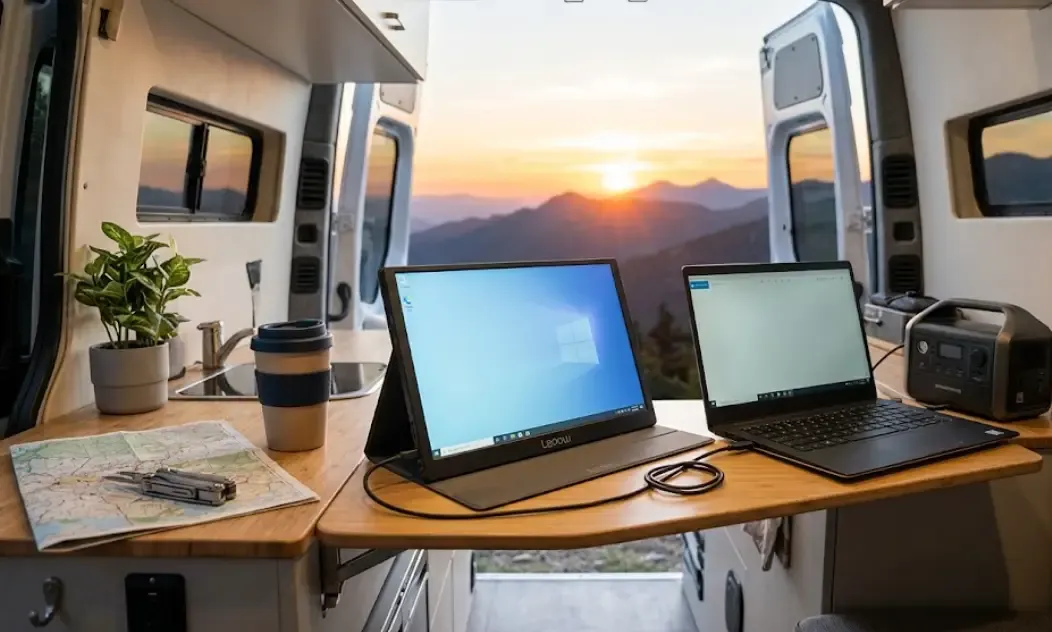 Lepow C2S monitor portátil económico para camper