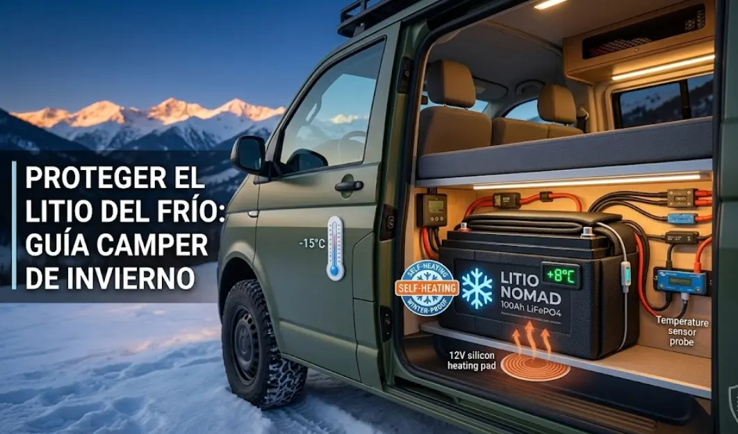 Evita daños por frío extremo en tu LiFePO4.