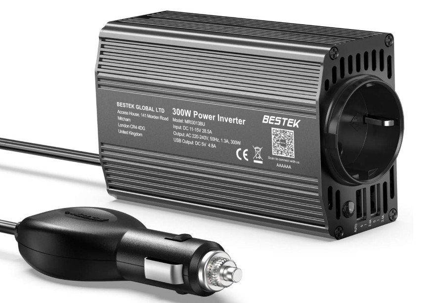 Inversor Bestek rojo para coche