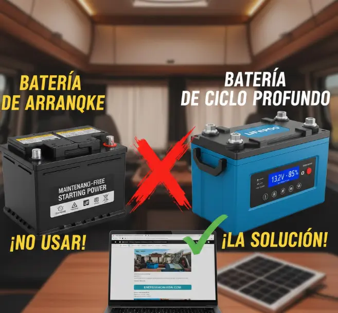 Baterías de Arranque vs. Ciclo Profundo: ¿Cuál elegir? Baterías de Arranque vs. Ciclo Profundo: ¿Cuál elegir?