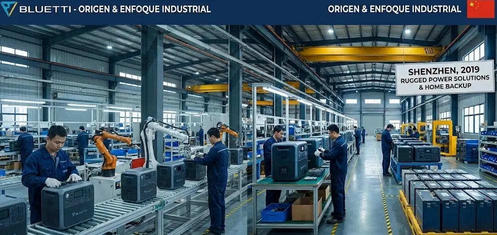 Fabricación y ensamblaje de Bluetti Planta de fabricación de estaciones de energía Bluetti en China