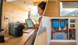 Estación de Energía vs Instalación Solar Camper: Guía 2026 Estación de Energía vs Instalación Solar Camper: Guía 2026