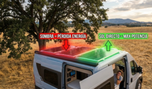 Sombras en Placas Solares Camper: El Enemigo y la Solución