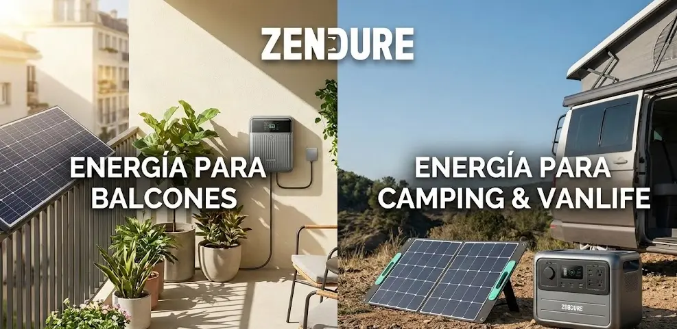 Zendure (muy fuerte en energía para balcones/camping) Zendure (muy fuerte en energía para balcones/camping)
